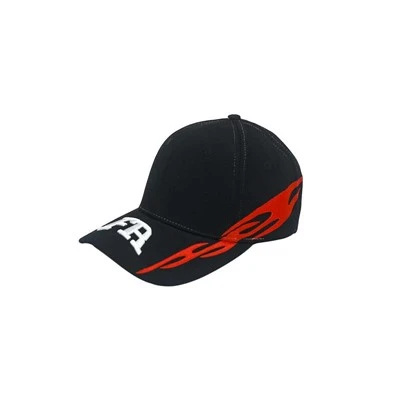 Zwarte platte Bill Hat-snapback