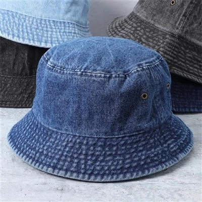 Denim emmer hoed