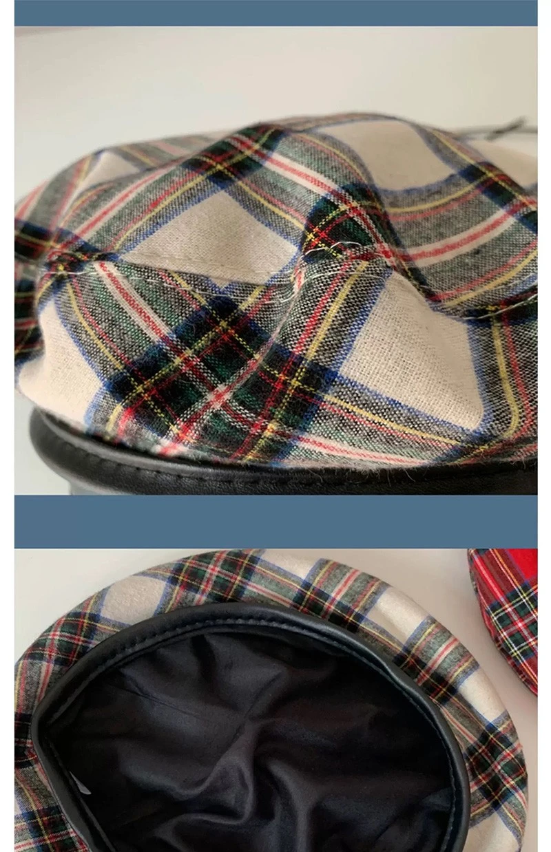 Winter Plaid Beret Winter Plaid Beret